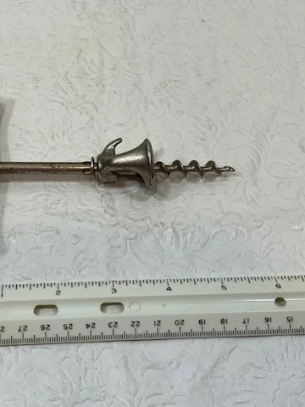 VTG Bell Spiral Corkscrew Wood Handle Wine Cork Bottle Opener 3.5